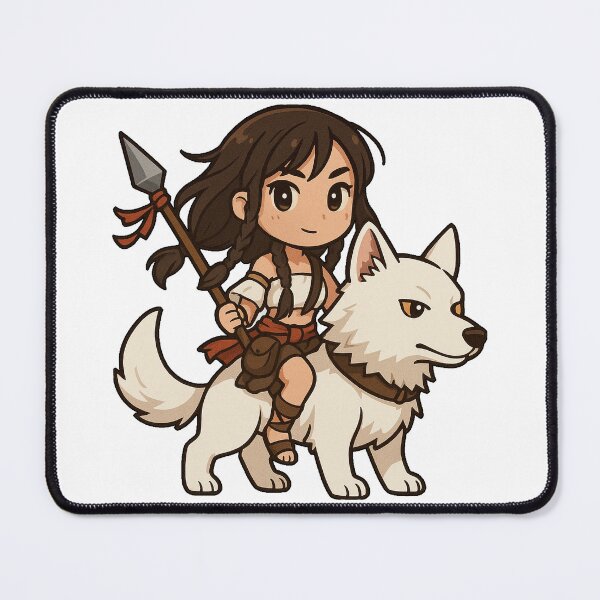 Item preview, Chibi Wolf Guardian Rider designed and sold by ArgentoArt.