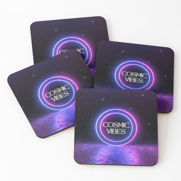 Item preview, COSMIC VIBES Neon Galaxy Glow Art designed and sold by FashionInSpaceOfficial.
