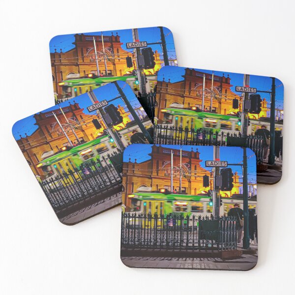 Item preview, Trams at the Queen Victoria Night Market - Melbourne, Victoria, Australia designed and sold by Steven Jodoin.