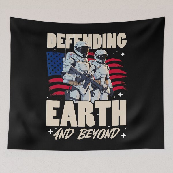 Item preview, Defending Earth And Beyond Military Soldier Veteran designed and sold by JacquelineEnri.