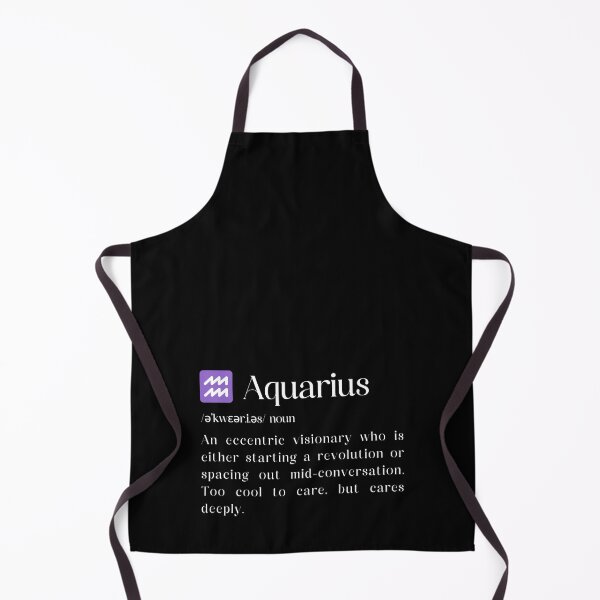 Item preview, Aquarius Zodiac Definition – White Text Design designed and sold by HasHs.