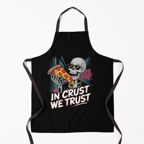 Item preview, In Crust We Trust Urban Skeleton Pizza Art designed and sold by wiaezninv87.