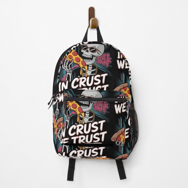 Item preview, In Crust We Trust Urban Skeleton Pizza Art designed and sold by wiaezninv87.