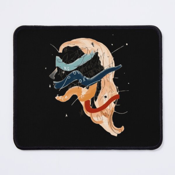 Item preview, Chaotic Mind Waves – Minimal Abstract Head Illustration designed and sold by Cairo-Ink.