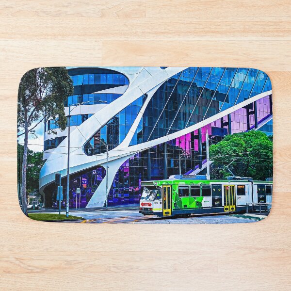 Item preview, Tram passing by the Royal Melbourne Hospital - Melbourne, Victoria, Australia designed and sold by Steven Jodoin.
