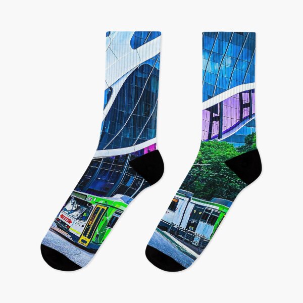 Item preview, Tram passing by the Royal Melbourne Hospital - Melbourne, Victoria, Australia designed and sold by Steven Jodoin.