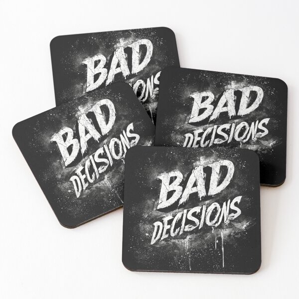 Item preview, Bad Decisions – Grunge Typography designed and sold by chi3-jp.