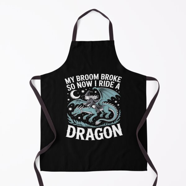 Item preview, Witch Broom Broke Ride Dragon Halloween designed and sold by TechnicalSara.
