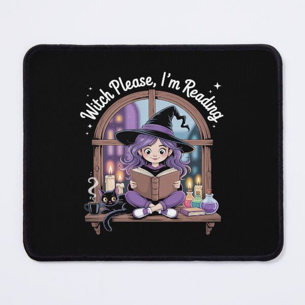 Item preview, Witch Please I'm Reading Black Cat Lover Cozy Reading designed and sold by TechnicalSara.