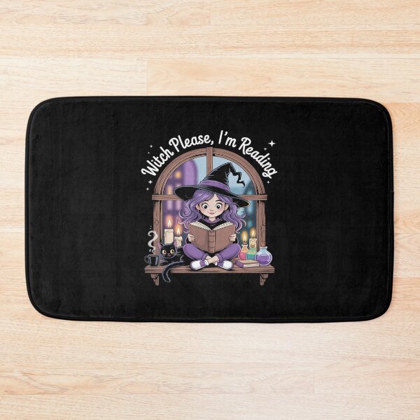 Item preview, Witch Please I'm Reading Black Cat Lover Cozy Reading designed and sold by TechnicalSara.