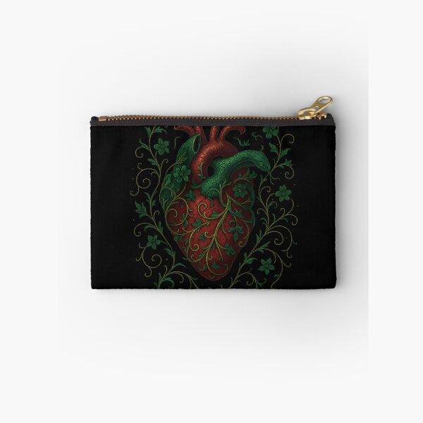Item preview, Gothic Anatomical Heart with Serpent & Vines – Dark Botanical Art – Gothic Holiday Aesthetic designed and sold by Mouraludia.
