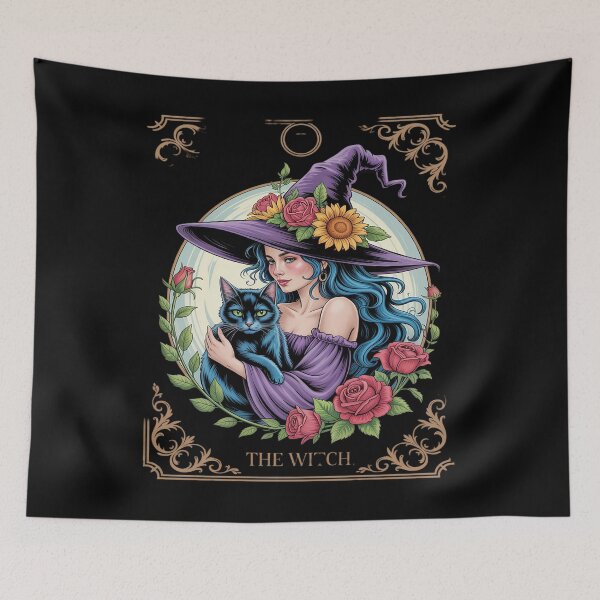 Item preview, Witch Tarot Card Halloween Gothic Witchy designed and sold by TechnicalSara.
