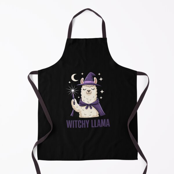 Item preview, Witchy Llama for Halloween Cute Magic Animal designed and sold by TechnicalSara.