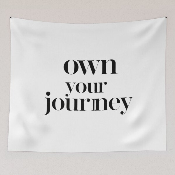 Item preview, Own Your Journey – Minimal Empowerment Quote designed and sold by Irene Catchmind.
