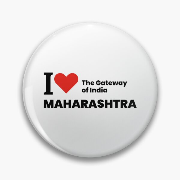 Item preview, I ❤️ Maharashtra – The Gateway of India | Travel & Culture Sticker designed and sold by saan-creatives.