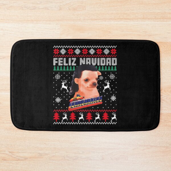 Item preview, Los Temerarios Dog Feliz Navidad Ugly Sweaters Christmas Sweat designed and sold by Guslyakovaagafy.