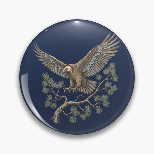 Item preview, Lammergeier Vulture Landing on Mountain Pine Tree designed and sold by BirdsnStuff.