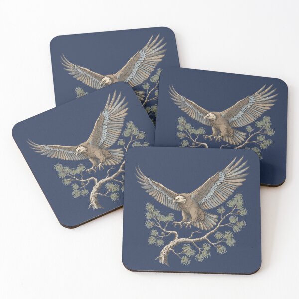 Item preview, Lammergeier Vulture Landing on Mountain Pine Tree designed and sold by BirdsnStuff.