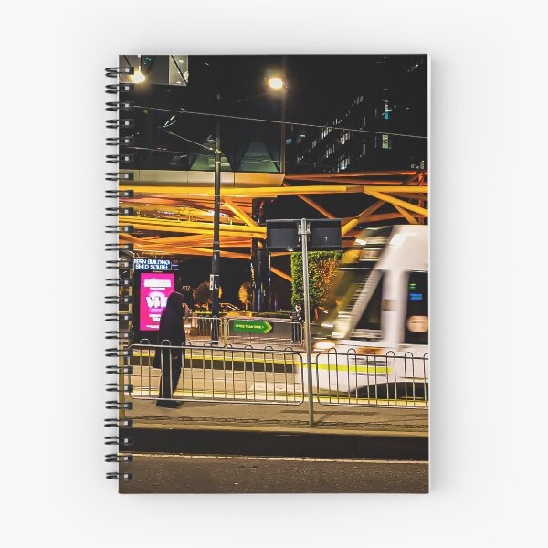 Item preview, Late Night Collins Street Tram arriving for a Pickup - Melbourne, Victoria, Australia designed and sold by Steven Jodoin.