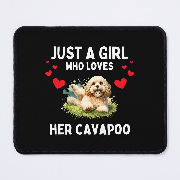 Item preview, Just A Girl Who Loves Her Cavapoo Cute Funny Cavapoo Lover designed and sold by CarmelaConstan.
