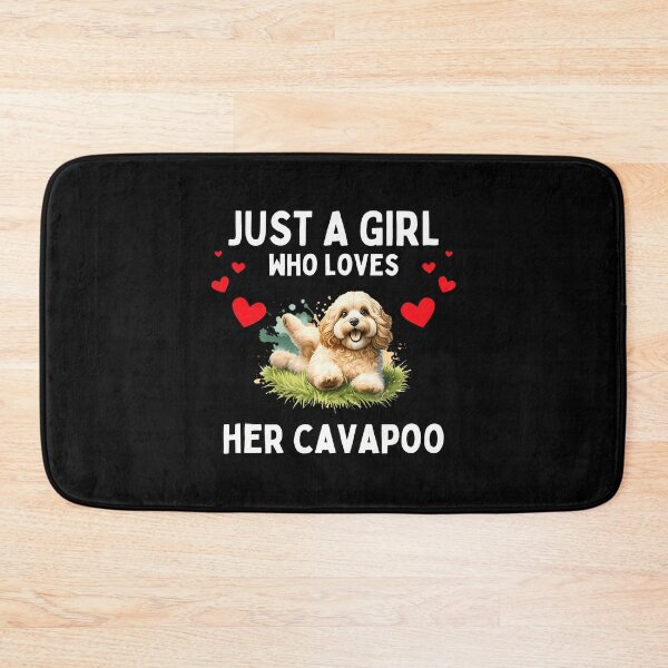 Item preview, Just A Girl Who Loves Her Cavapoo Cute Funny Cavapoo Lover designed and sold by CarmelaConstan.