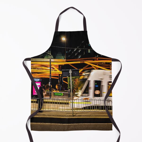 Item preview, Late Night Collins Street Tram arriving for a Pickup - Melbourne, Victoria, Australia designed and sold by Steven Jodoin.