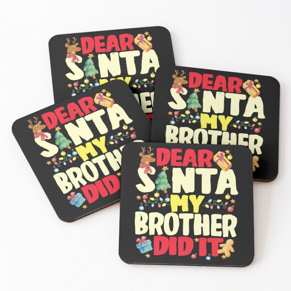 Item preview, My Christmas Did Holiday Dear Brother Vintage It Santa Funny Retro designed and sold by MediarMedic.