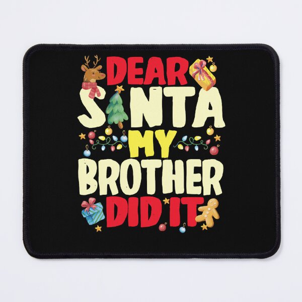 Item preview, My Christmas Did Holiday Dear Brother Vintage It Santa Funny Retro designed and sold by MediarMedic.