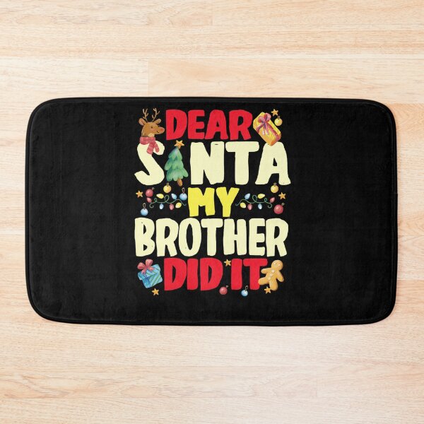 Item preview, My Christmas Did Holiday Dear Brother Vintage It Santa Funny Retro designed and sold by MediarMedic.