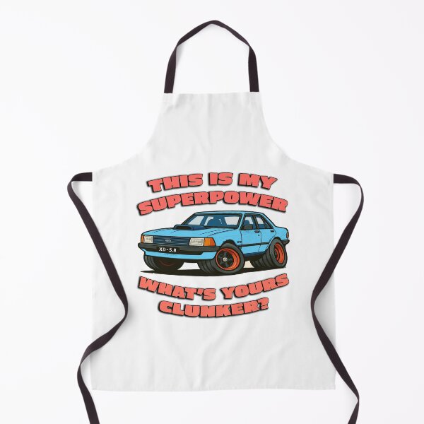 Item preview, Ford XD Cartoon Superpower Funny Aussie Car Art designed and sold by Michael van der Hoorn.