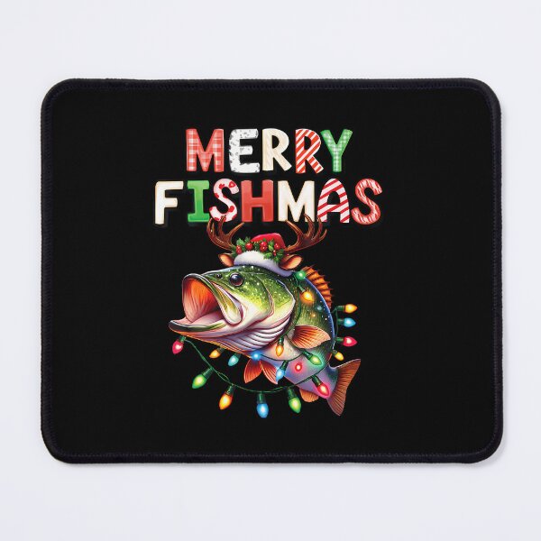 Item preview, Merry Fishmas Santa Fishing Lovers Funny Fisherman Christmas designed and sold by BeulahJoseph.