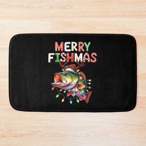 Item preview, Merry Fishmas Santa Fishing Lovers Funny Fisherman Christmas designed and sold by BeulahJoseph.