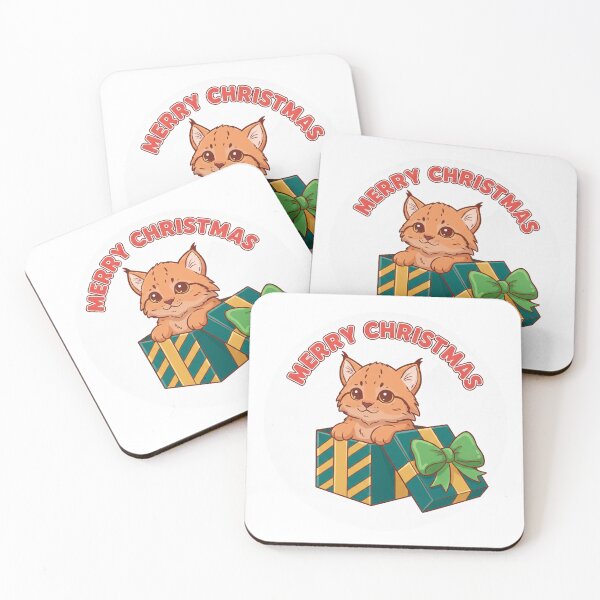 Item preview, Cute Lynx Cub in Christmas Box designed and sold by Astraskal.