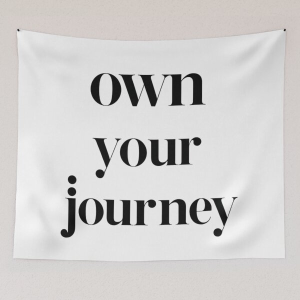 Item preview, Own Your Journey – Minimal Empowerment Quote designed and sold by Irene Catchmind.
