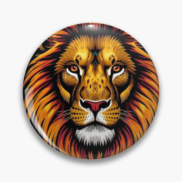 Item preview, Fusion Lion Head — Wild Energy Visibility Pop  designed and sold by SavannaStrikes.