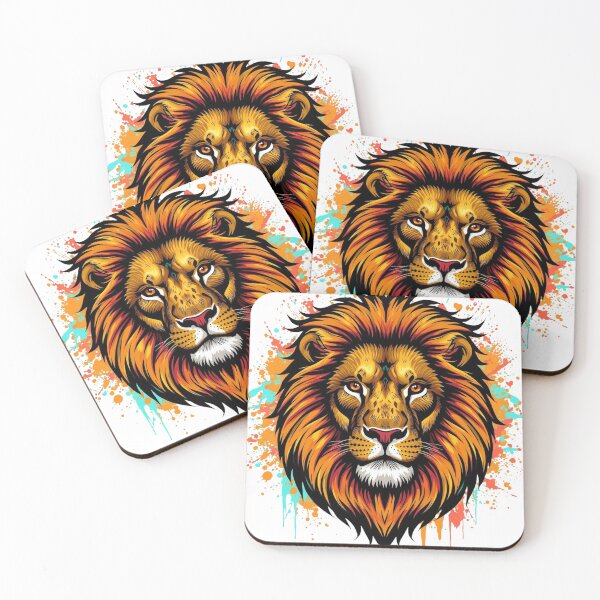 Item preview, Fusion Lion Head — Wild Energy Visibility Pop  designed and sold by SavannaStrikes.