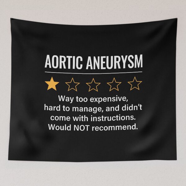 Item preview, Aortic Aneurysm 1 Star Rating Funny Aortic Aneurysm Survivor designed and sold by AntoinetteIsa.