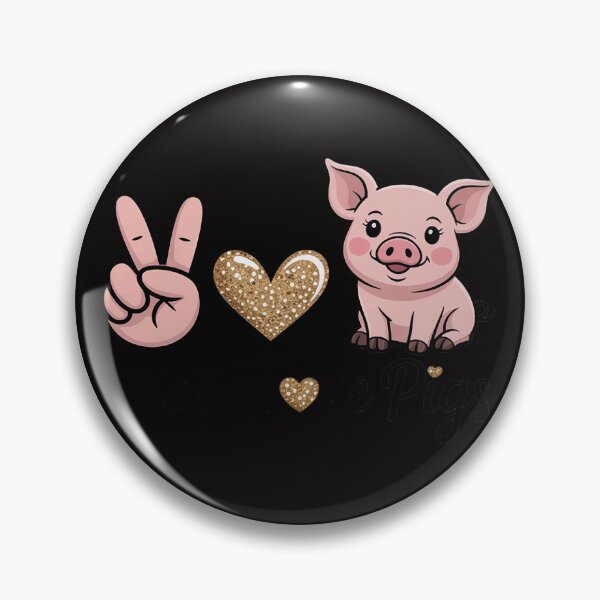 Item preview, Peace Love Cute Show Pig Lover designed and sold by BotboutiquePre.