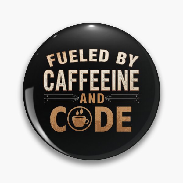 Item preview, Fueled by caffeine and code - coffee loverful design designed and sold by Happyhoo1.