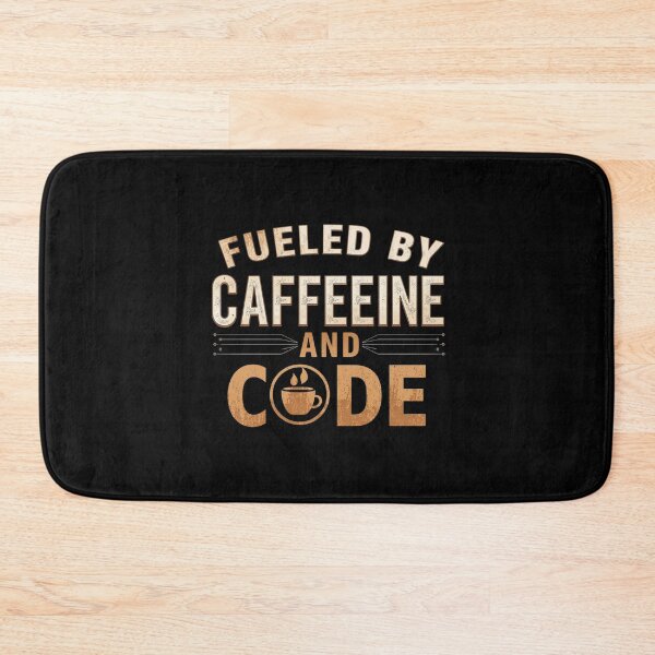 Item preview, Fueled by caffeine and code - coffee loverful design designed and sold by Happyhoo1.