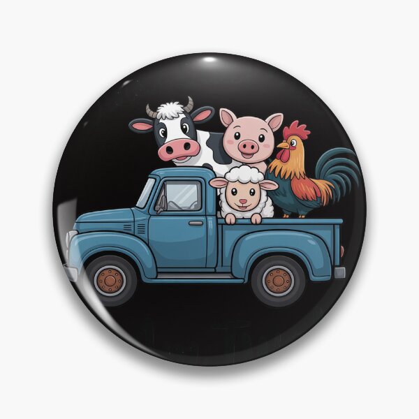 Item preview, Oink Baa Moo I Am Two Farm Animals Blue Truck Birthday Boy designed and sold by BotboutiquePre.