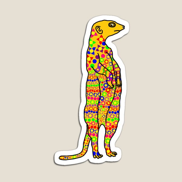 Item preview, Orange Meerkat - The Zany Zoo designed and sold by Brigitte Barabas.