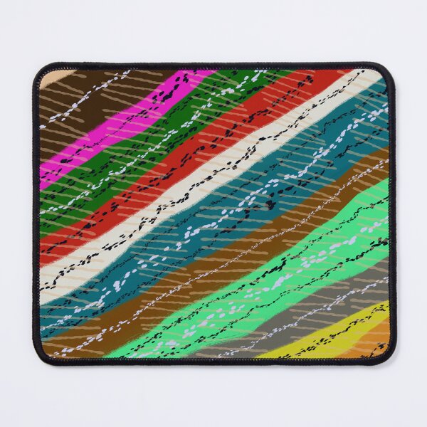 Item preview, Vibrant Abstract Diagonal Stripe Pattern designed and sold by Thidagrafictic.