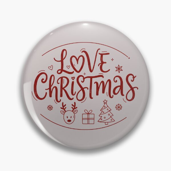 Item preview, Kawaii Love Christmas Hand-Drawn Typography designed and sold by Minimochi Art.