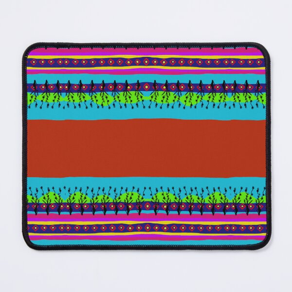 Item preview, Funky Folk Art Geometric Repeat Design designed and sold by Thidagrafictic.