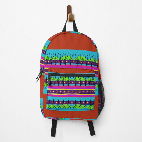Item preview, Funky Folk Art Geometric Repeat Design designed and sold by Thidagrafictic.