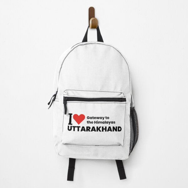 Item preview, I ❤️ Uttarakhand – Gateway to the Himalayas | Trekking & Nature Lover Sticker designed and sold by saan-creatives.