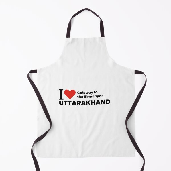 Item preview, I ❤️ Uttarakhand – Gateway to the Himalayas | Trekking & Nature Lover Sticker designed and sold by saan-creatives.