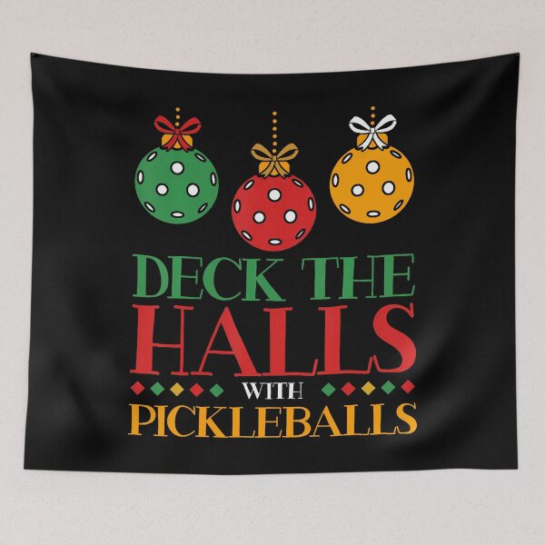 Item preview, Deck The Halls With Pickleball Player Coach Group Christmas designed and sold by KarlaLeanne.