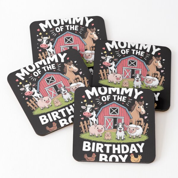 Item preview, Mommy Of The Birthday Boy Farm Animals Matching Farm Theme designed and sold by BotboutiquePre.